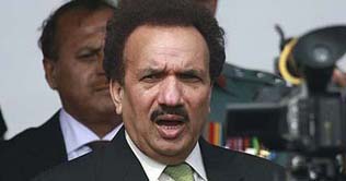 No space for any terrorist in Pakistan: Rehman Malik 